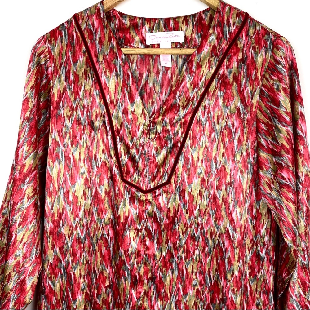 Oscar De La Renta Caftan Loungewear Maxi kaftan - Picture 2 of 8